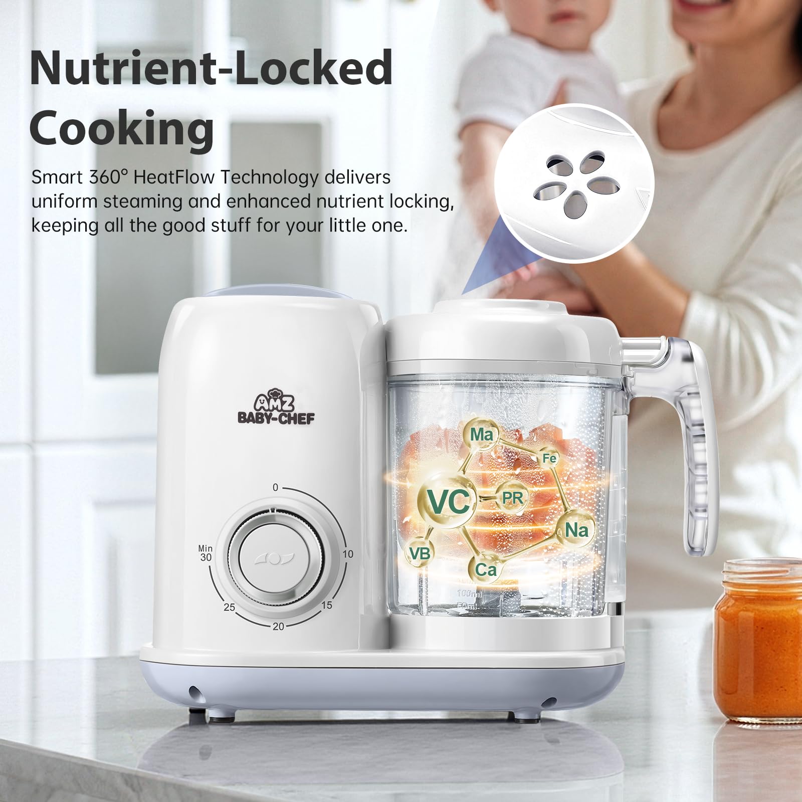 4-in-1 Baby Food Maker & Breast Milk Storage Bundle