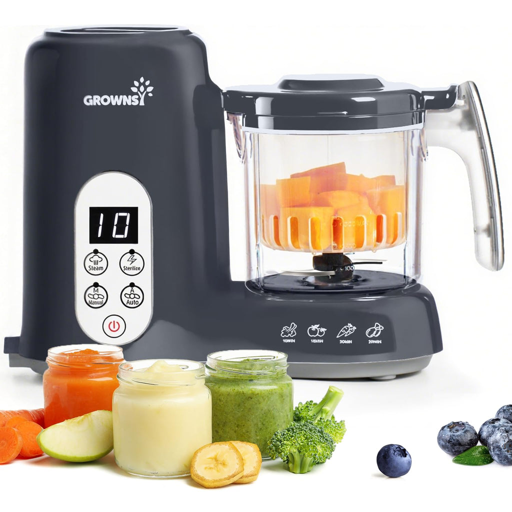 Grownsy Baby Food Maker, Steamer & Blender Baby Food Processor