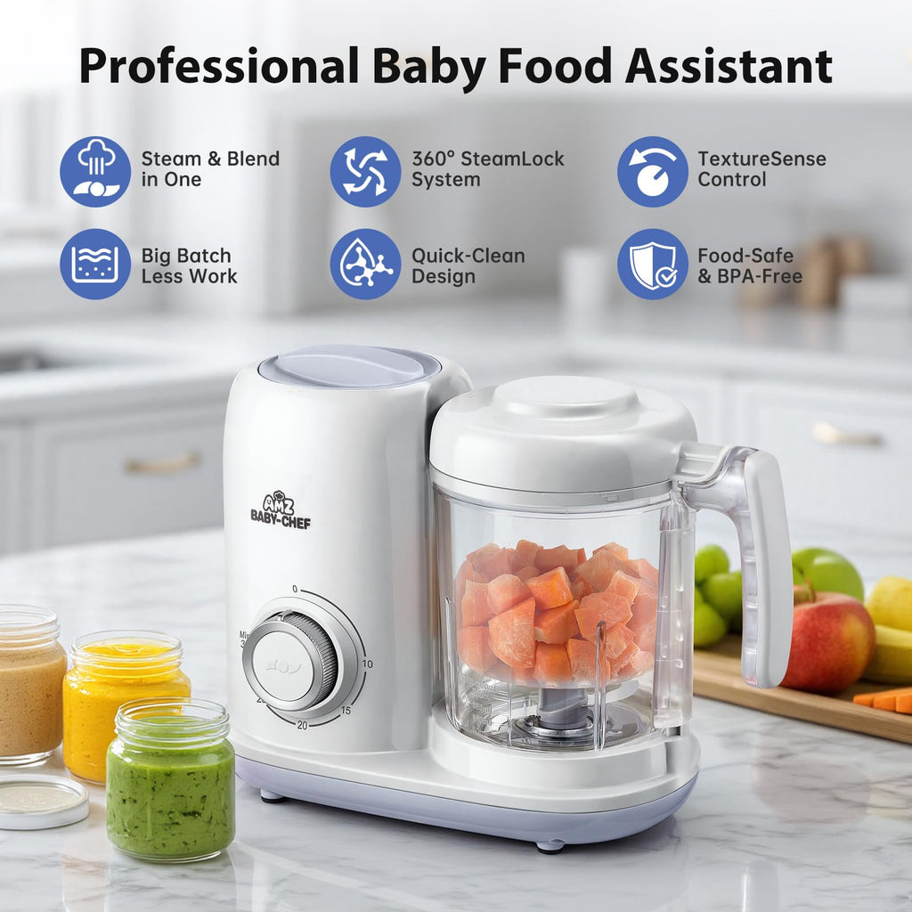 4-in-1 Baby Food Maker & Breast Milk Storage Bundle