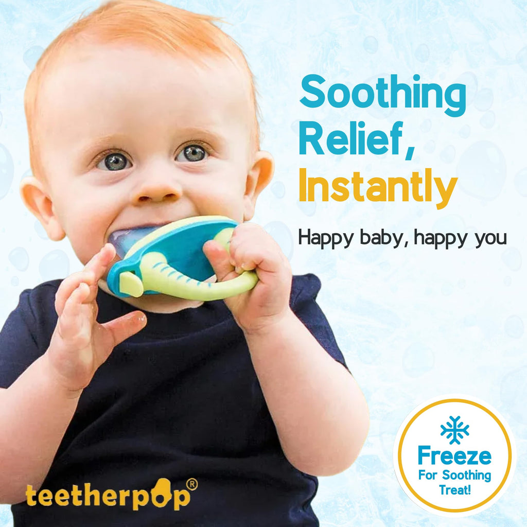 Fillable Silicone Baby Teether for Frozen Breast Milk & Purées