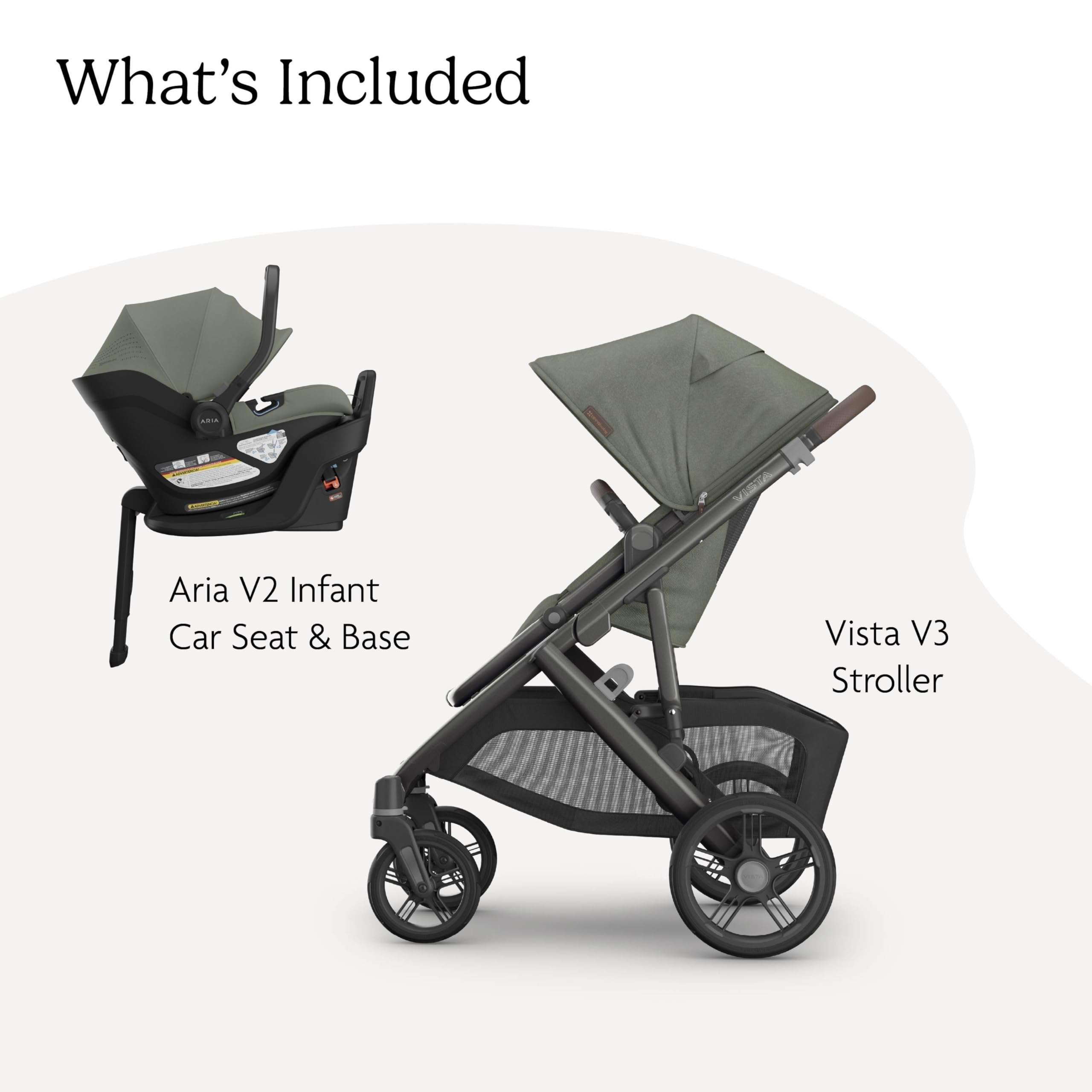 Modular Baby Stroller & Infant Car Seat Travel System Bundle