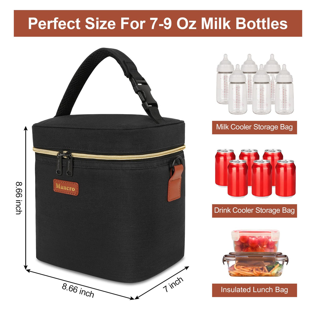 Mancro bottle tote bag