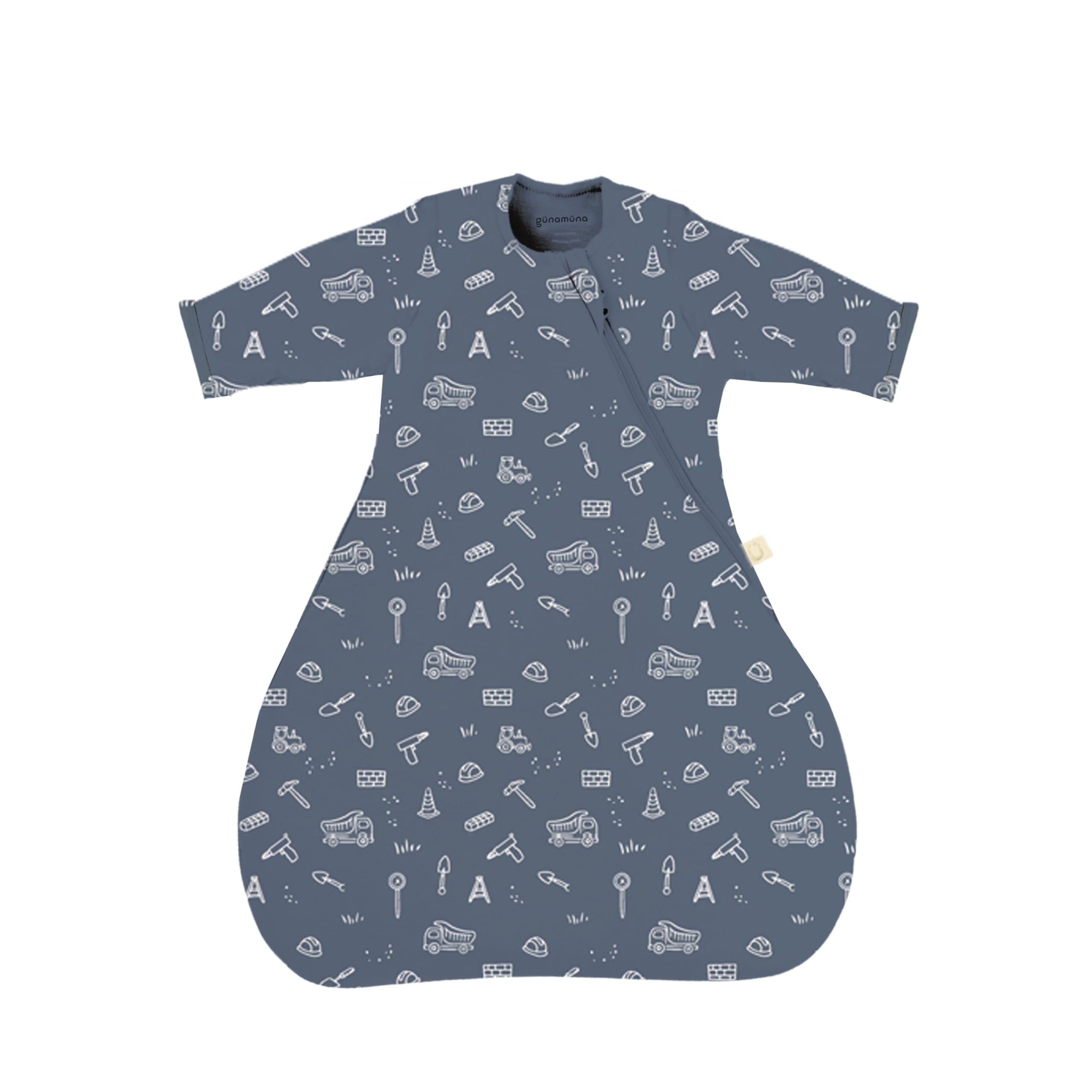 Long-Sleeve Transitional Baby Swaddle Sleep Bag with Easy Diaper Access