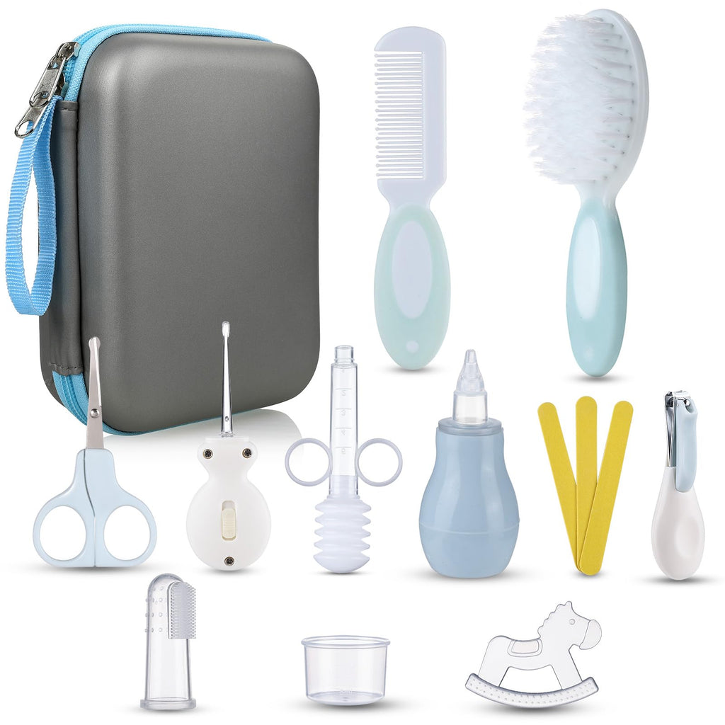 Baby Healthcare & Grooming Kit with Rechargeable Electric Nail Trimmer