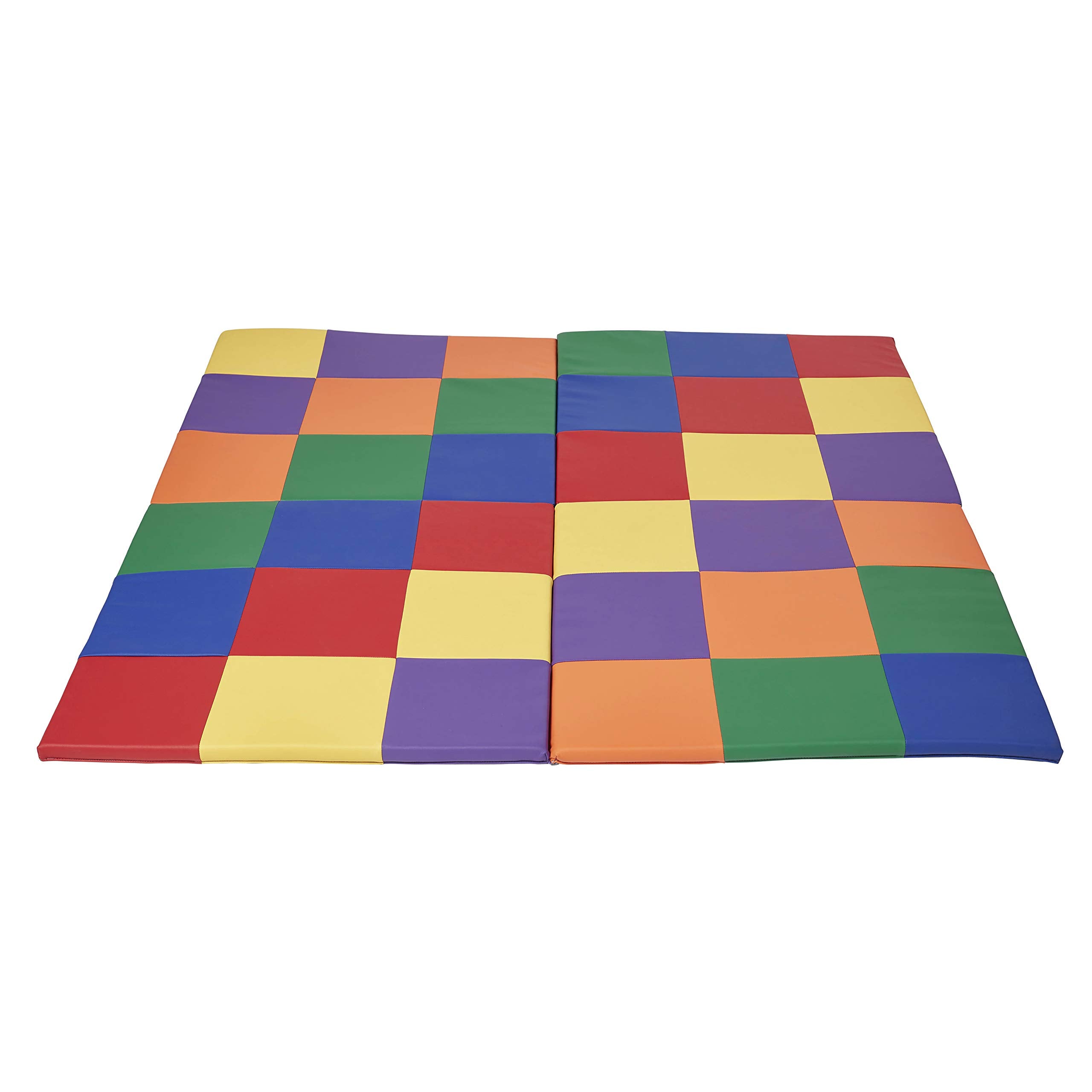 ECR4Kids SoftZone Patchwork Activity Mat, Folding