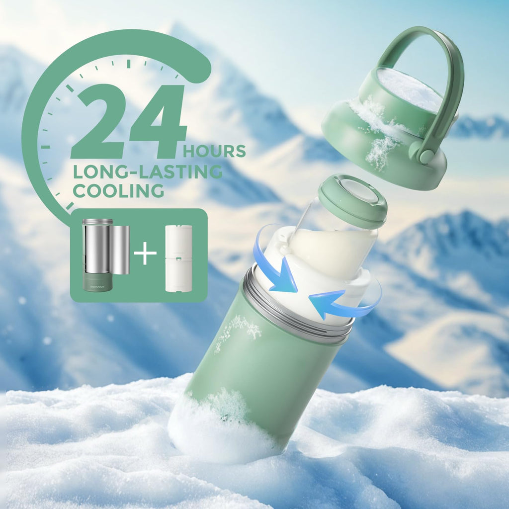 Momcozy 22oz Portable Breast Milk Cooler & Momcozy Bottle Warmer