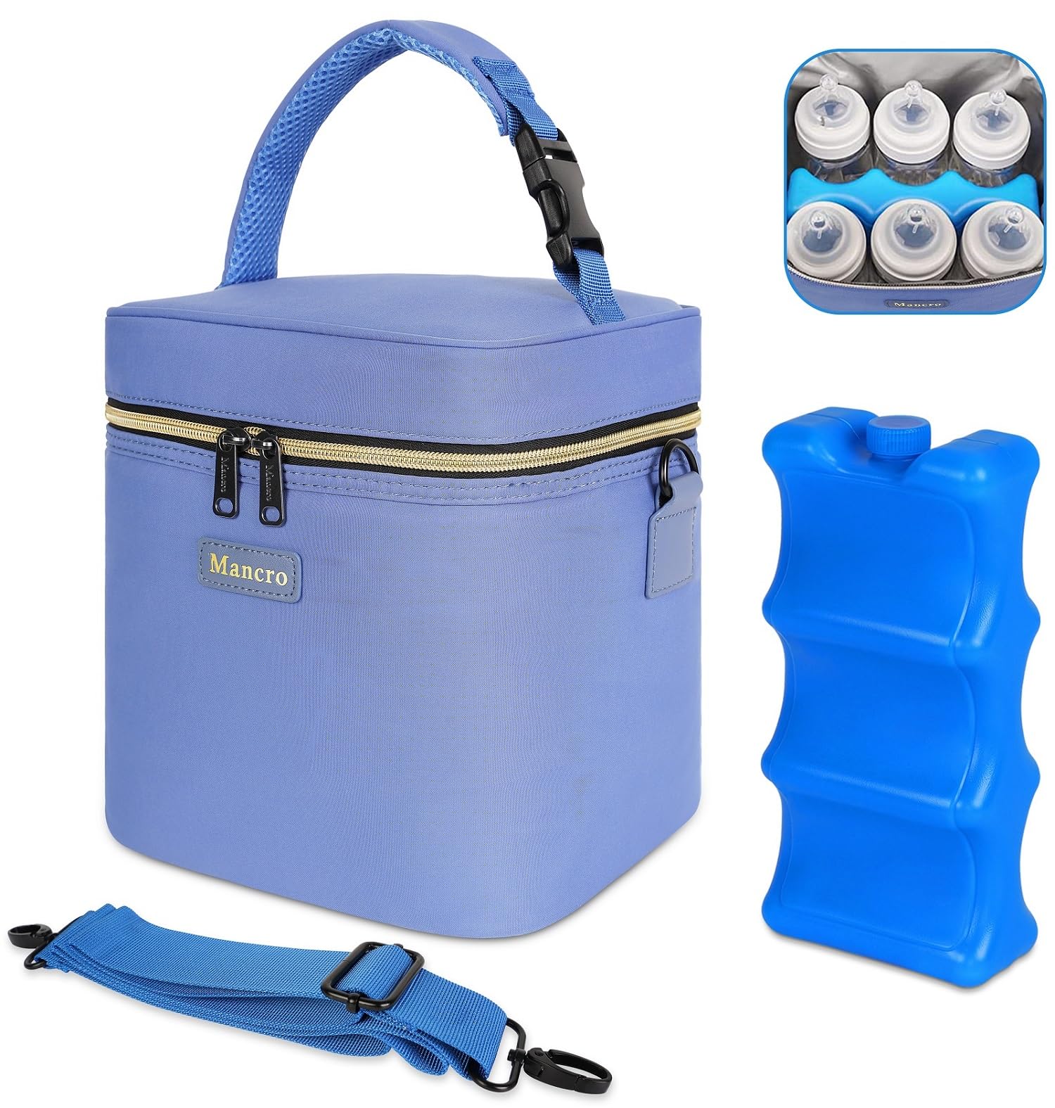 Mancro bottle tote bag