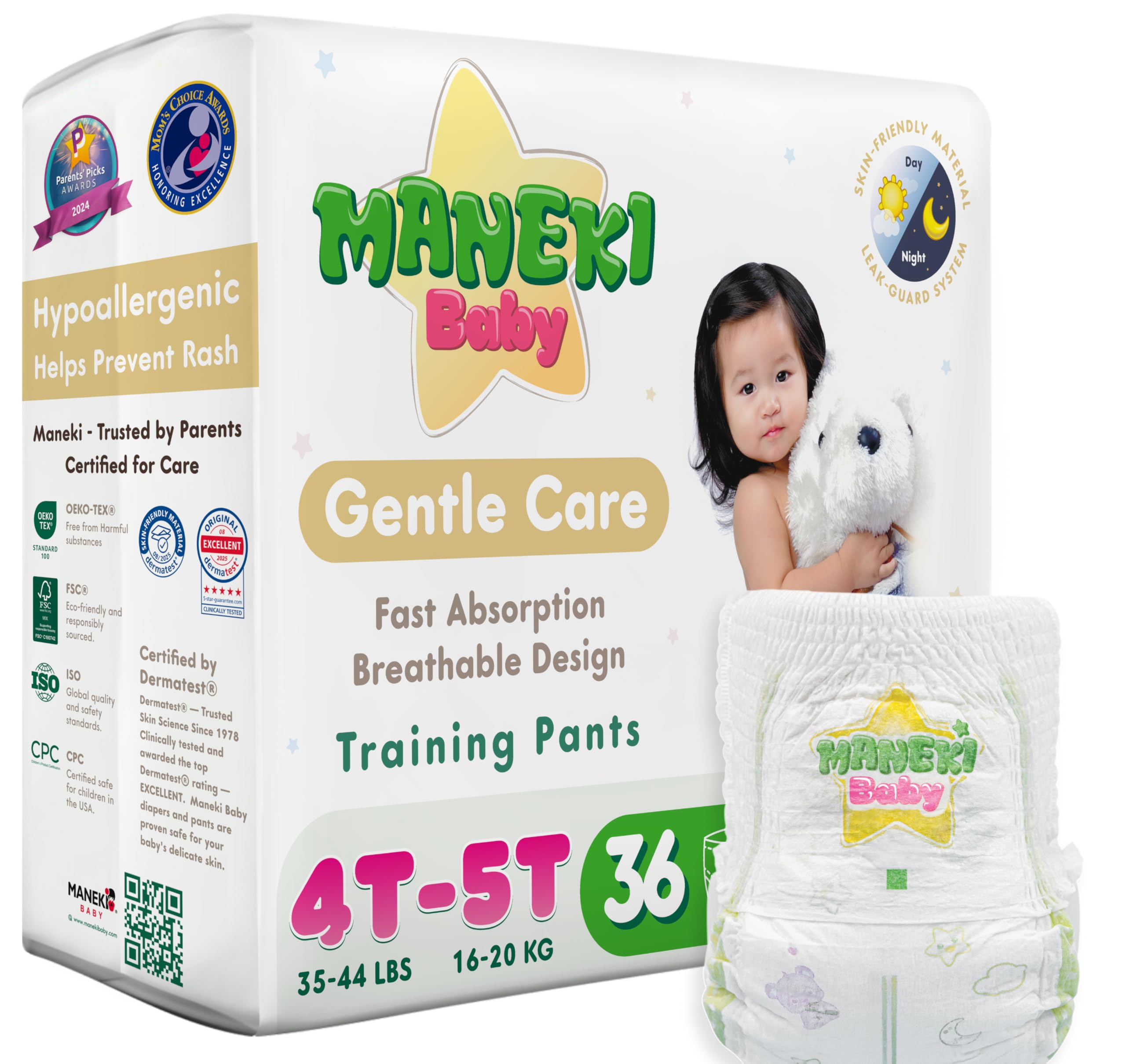 MANEKI Baby Diaper Pants