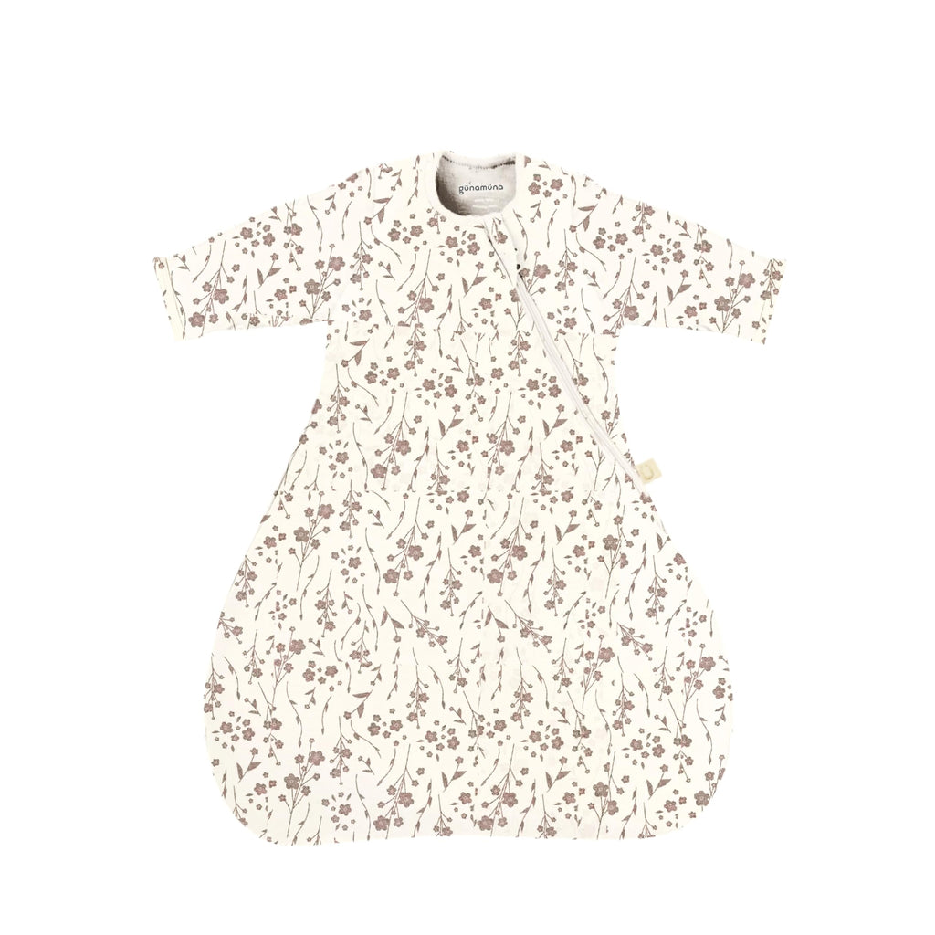 Long-Sleeve Transitional Baby Swaddle Sleep Bag with Easy Diaper Access