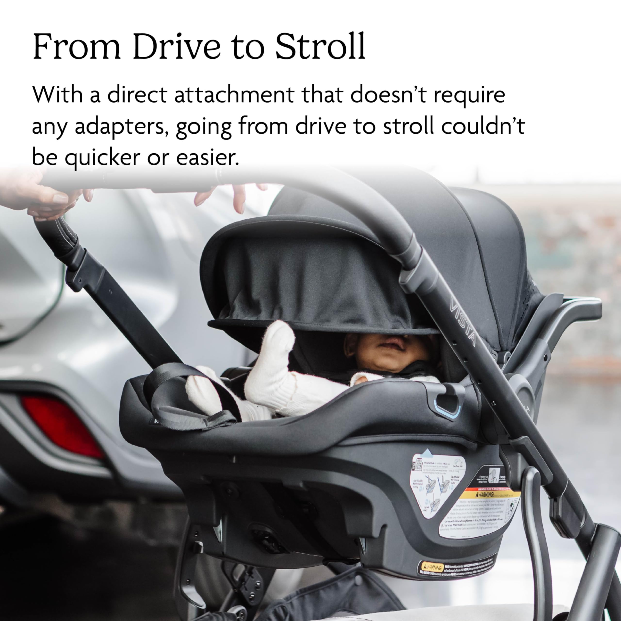 Modular Baby Stroller & Infant Car Seat Travel System Bundle