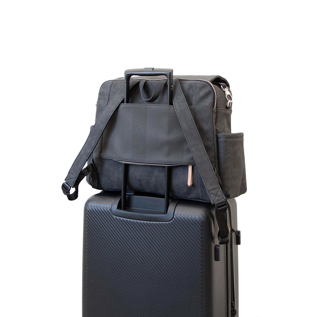 Deluxe Diaper Backpack with Spacious Baby Travel Storage