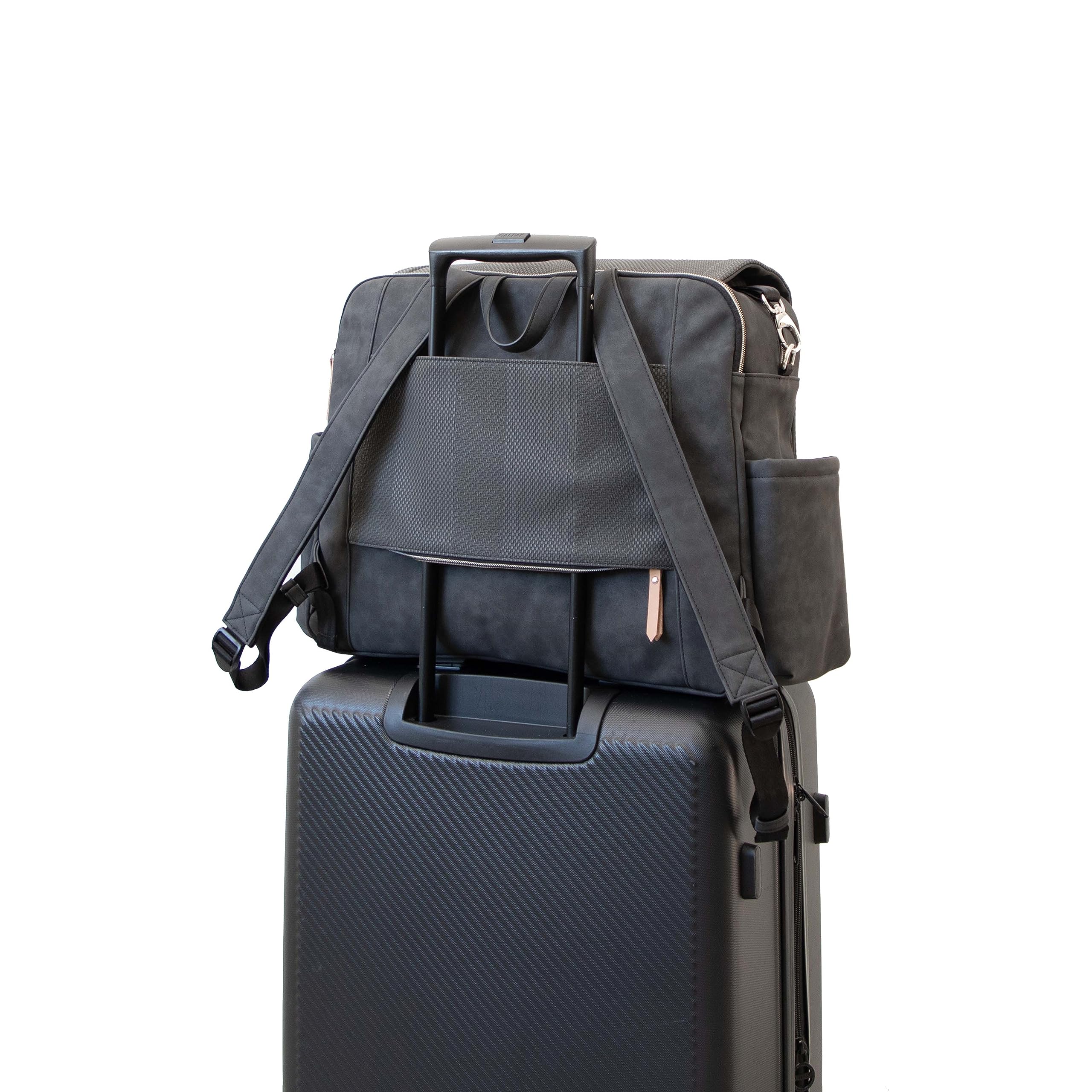 Deluxe Diaper Backpack with Spacious Baby Travel Storage