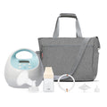 Portable Rechargeable Electric Breast Pump with Tote Bag & Accessory Kit 28 mm