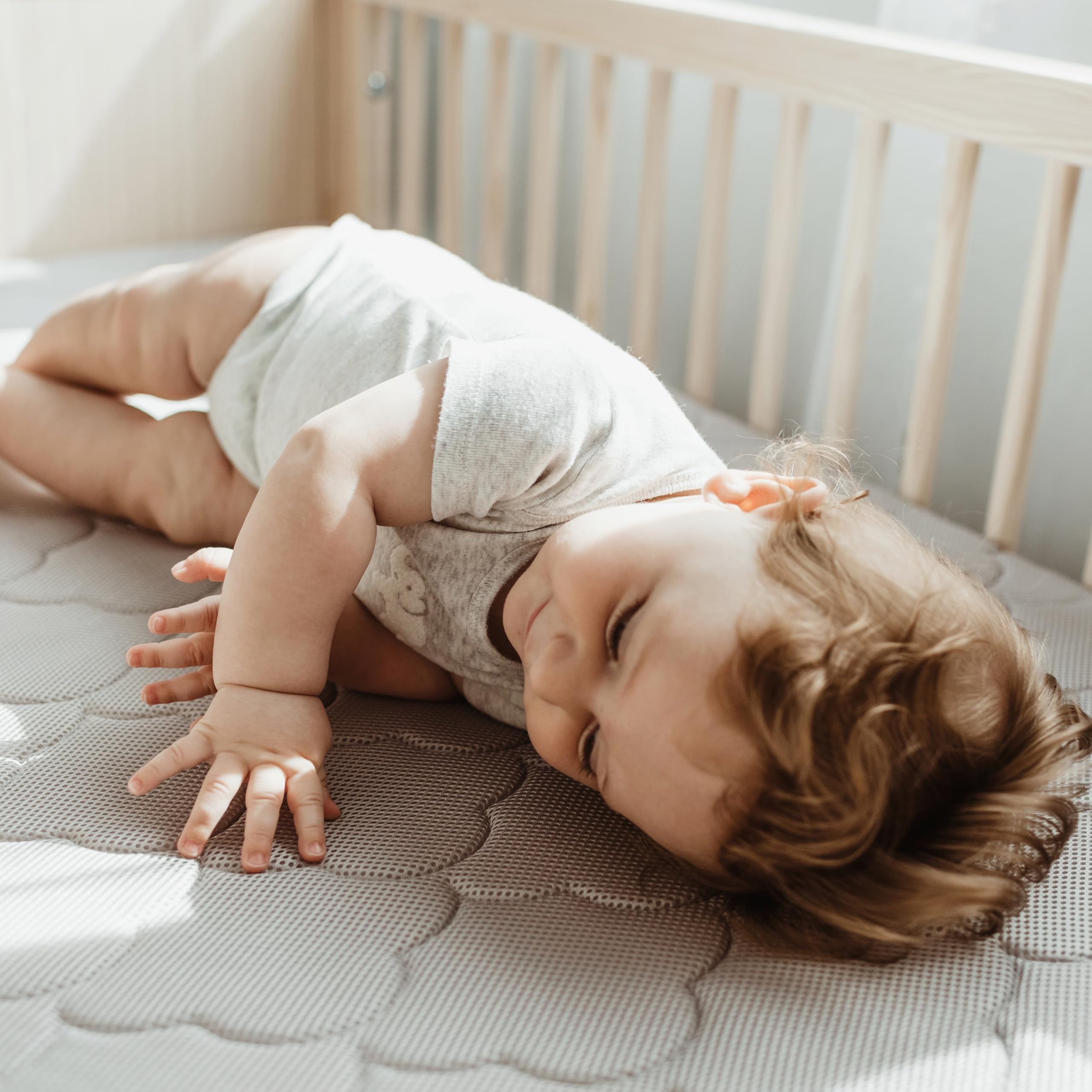 Newton Baby Crib Mattress Spare Cover, Breathable & Washable - White