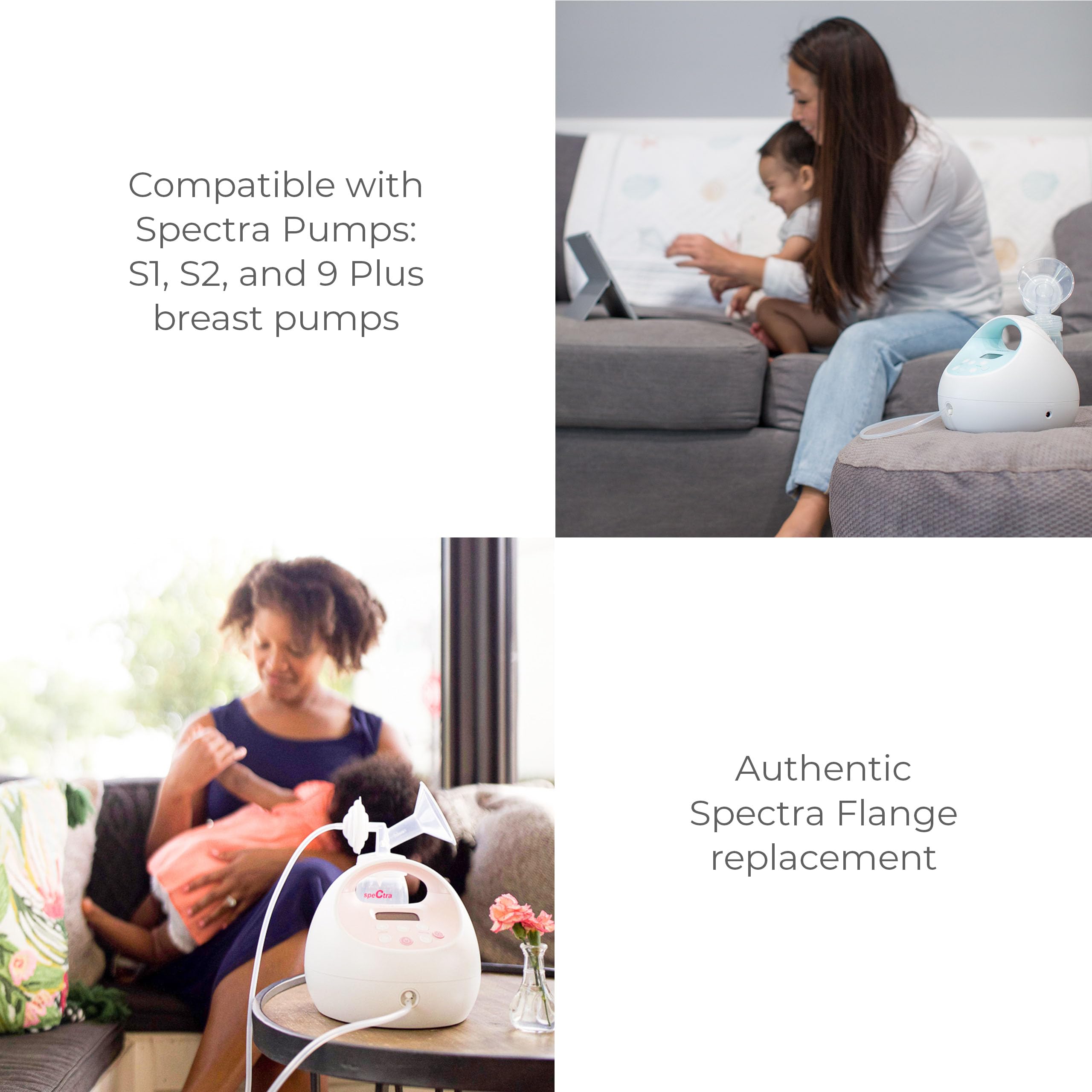 Portable Rechargeable Electric Breast Pump with Tote Bag & Accessory Kit 28 mm