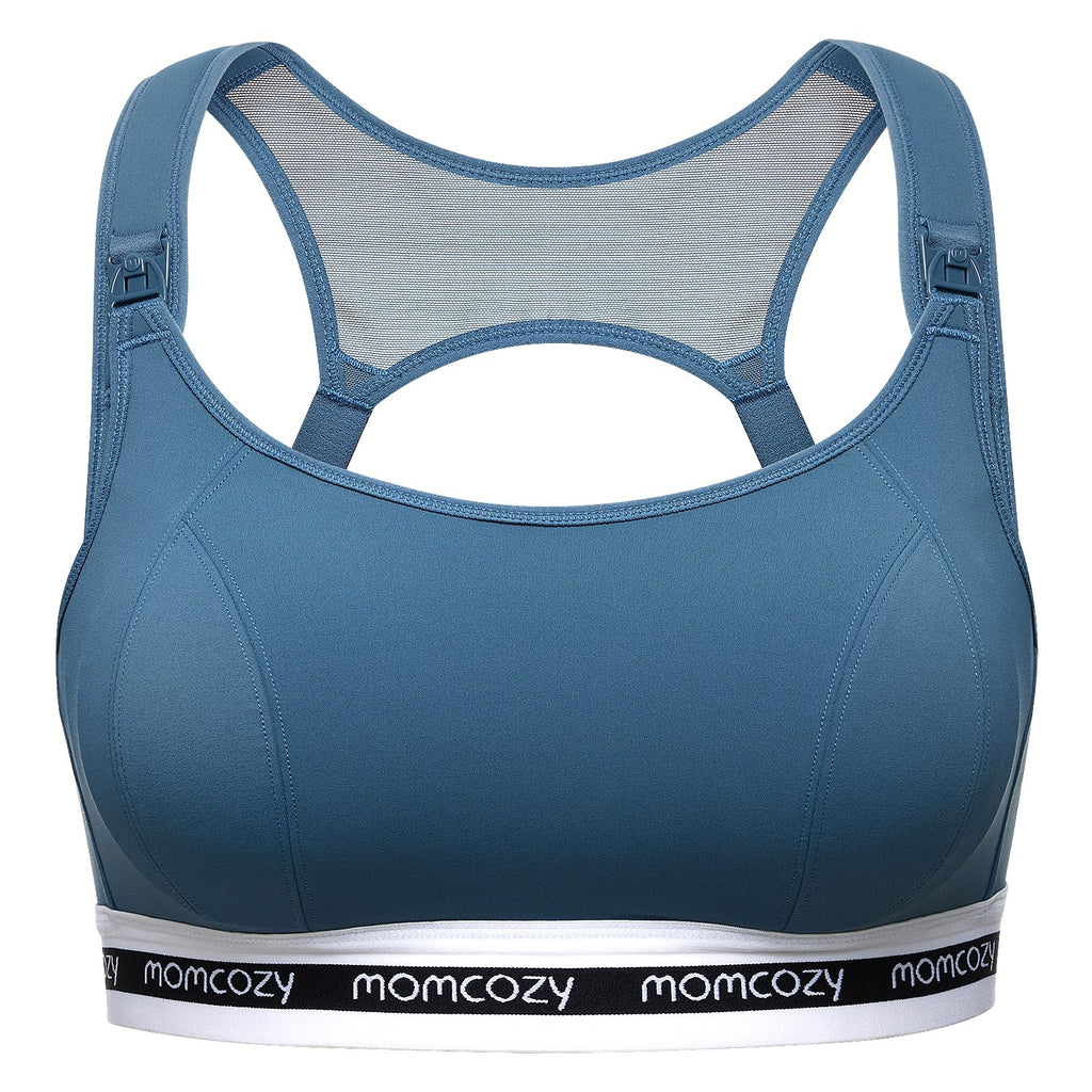 Wireless Padded Nursing Sports Bra for Breastfeeding & Maternity