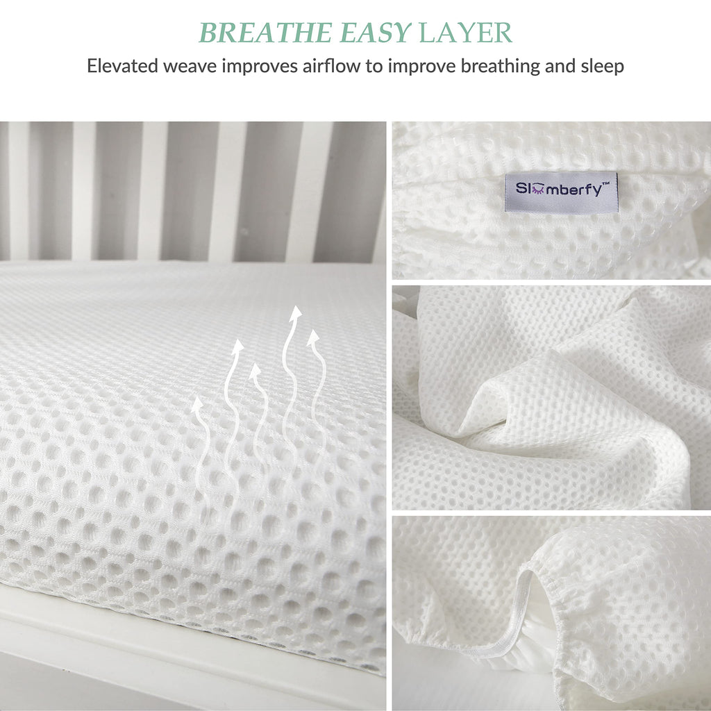 Waterproof Hypoallergenic Crib Mattress Protector for Babies & Toddlers