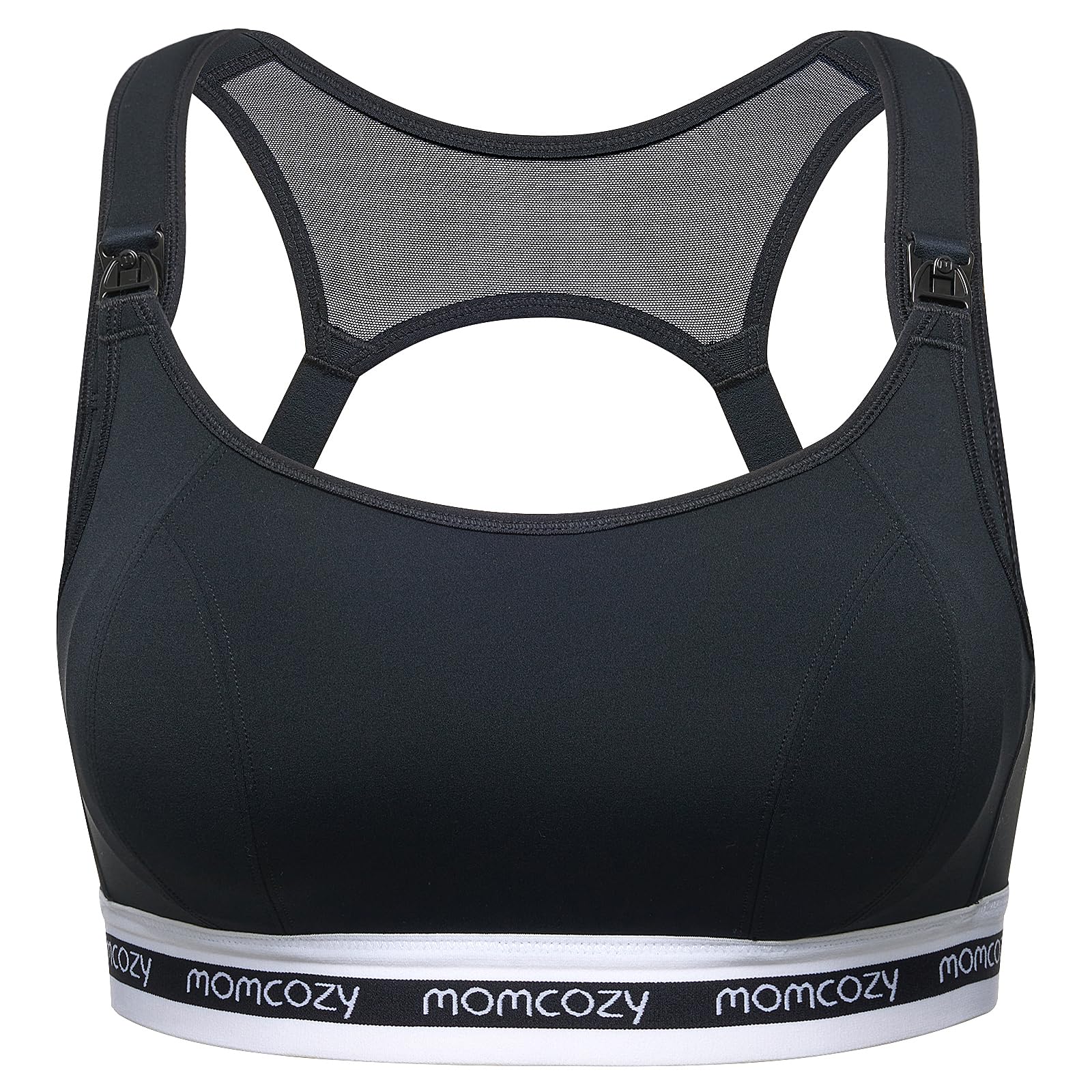 Wireless Padded Nursing Sports Bra for Breastfeeding & Maternity