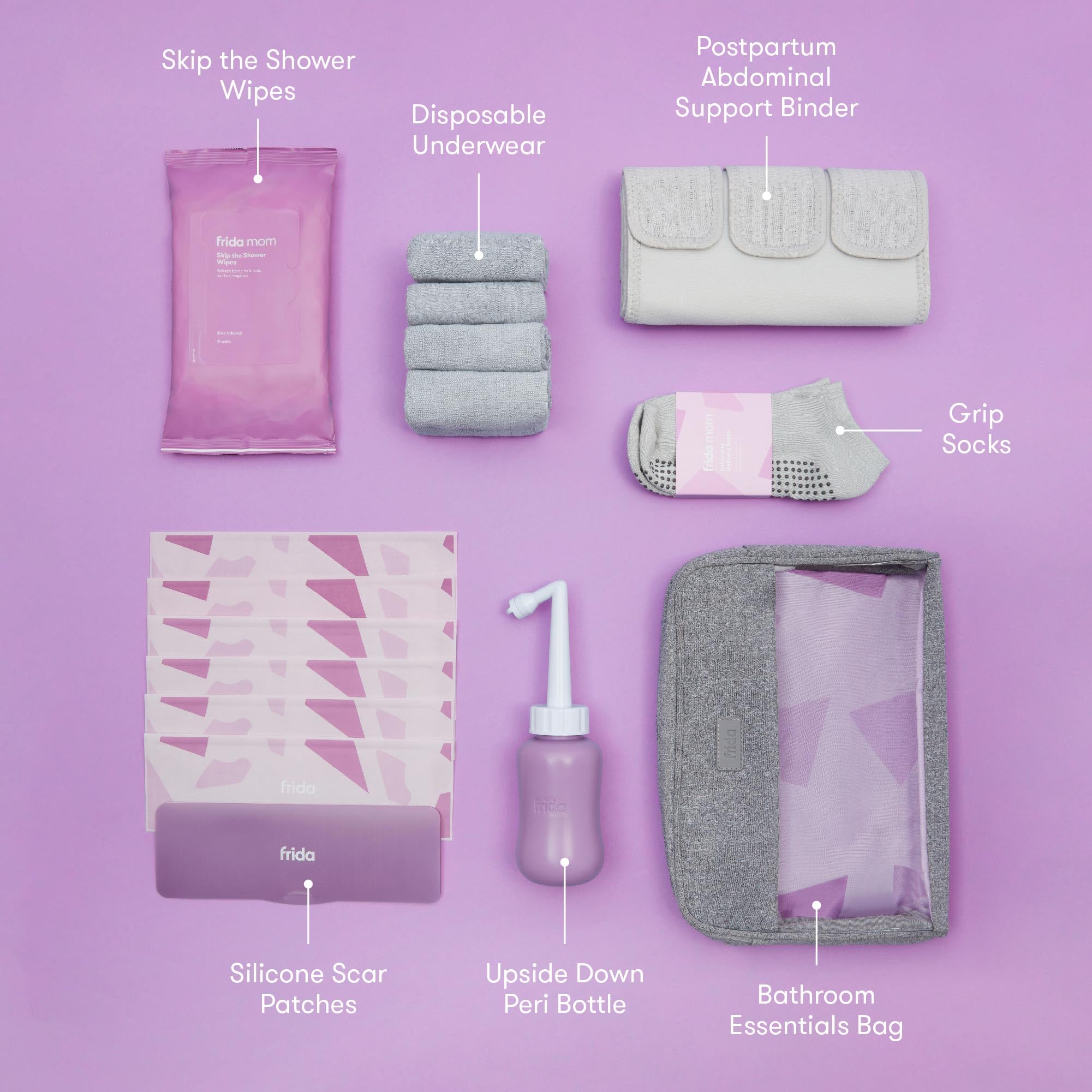 Postpartum C-Section Recovery Kit + Abdominal Support Binder