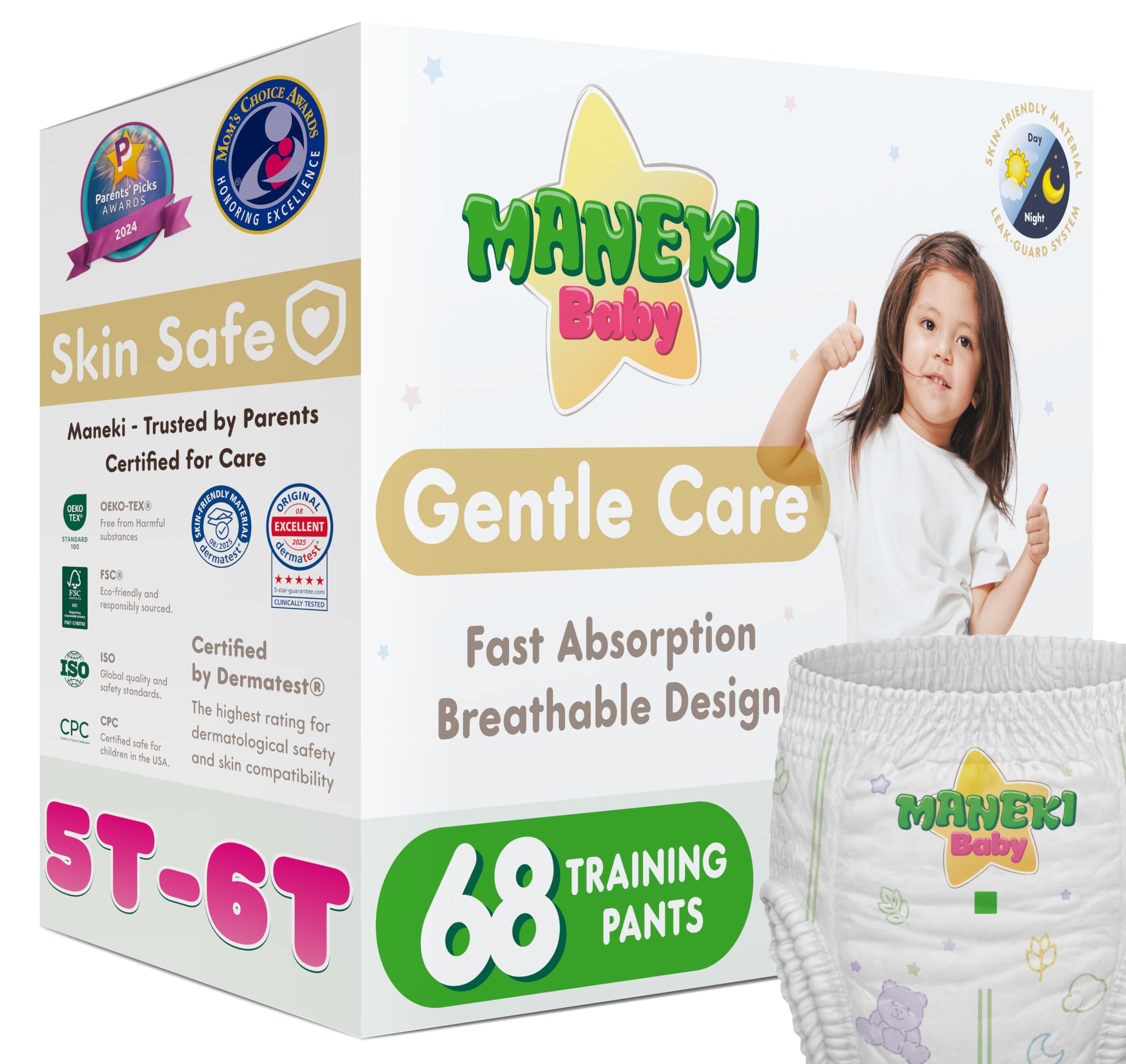 MANEKI Baby Diaper Pants
