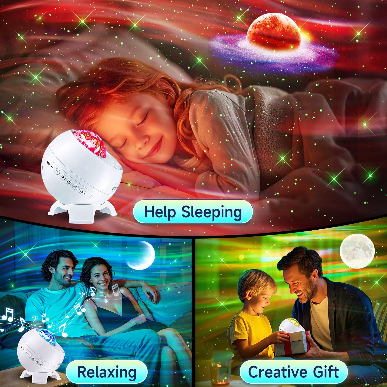 COOLNIGHT Portable Sleeping 5.3 Speaker