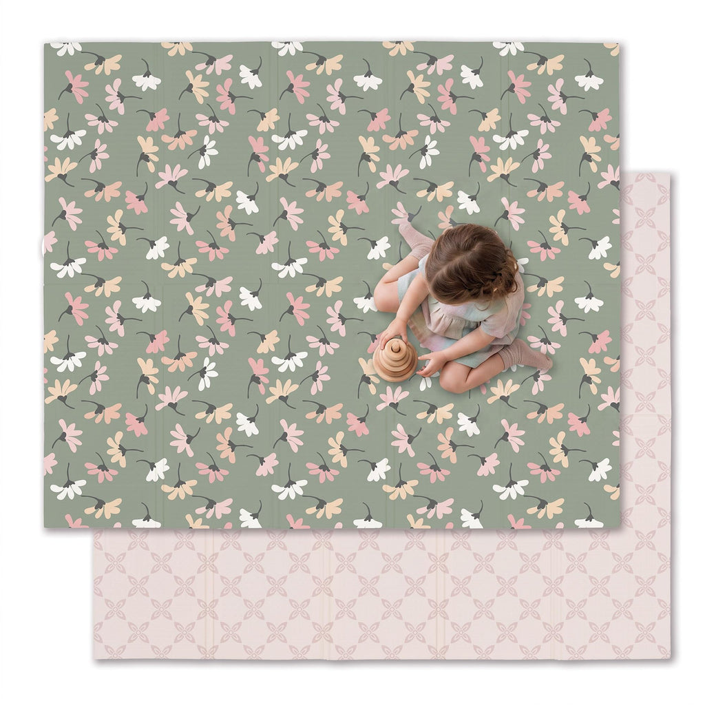 Foldable Waterproof Foam Baby Play Mat for Infants & Toddlers